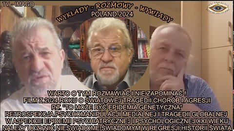 TO MOŻE BYĆ EPIDEMIA GENETYCZNA.FILM O ŚWIATOWEJ TRAGEDII CHORÓB IAGRESJI KACZOROWSKI & NIKODEMOWICZ