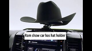 Ram designs cowboy hat holder for dash on show car