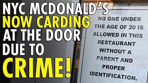 Not lovin’ it: Crime-ridden NYC McDonald’s has started carding people at the door