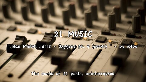 "Jean Michel Jarre - Oxygene pt. 4 (cover)" - by Kebu