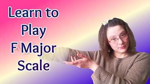 How to Learn F Major Scale on the Piano | Piano Tutorial for Tactile Learners