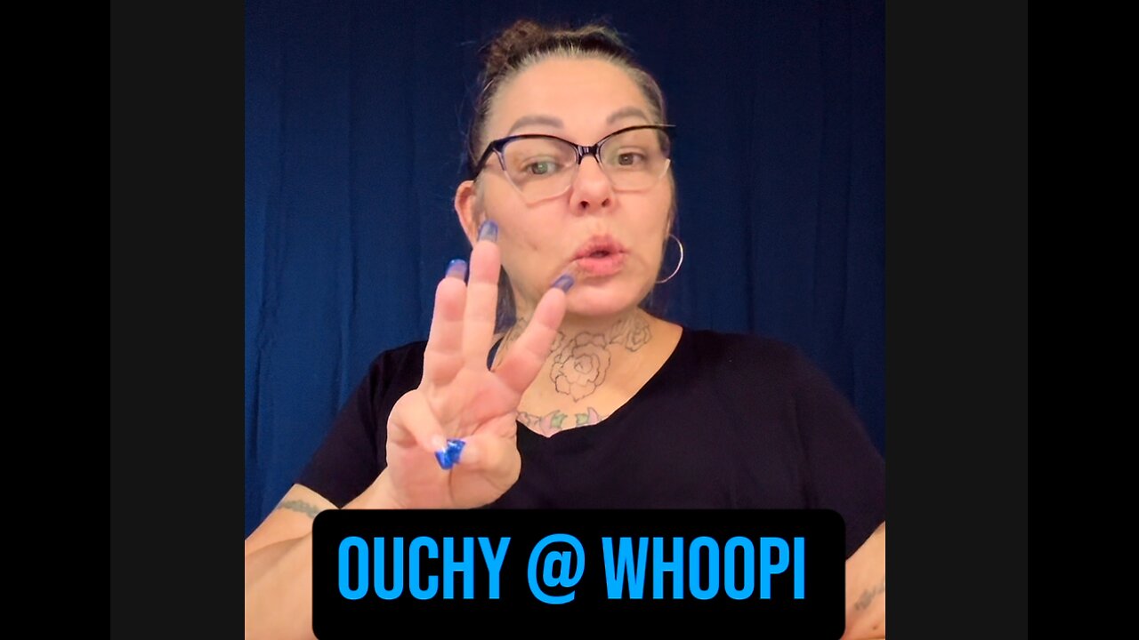 🚨Ouchy @ Whoopi 😬 #ASL #deaf #signlanguage