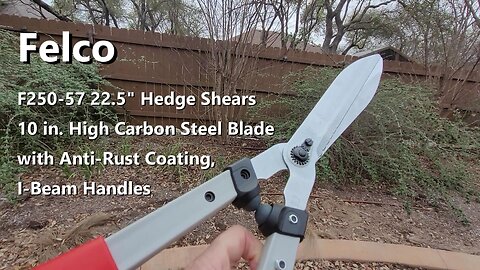 Felco Hedge Shears, F250-57 22.5 in.