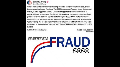 "WE KNOW EVERYTHING." - President Trump