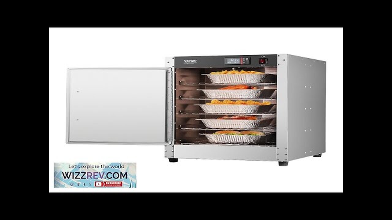 Hot Box Food Warmer 5-Tier Concession Warming Cabinet with Water Tray Review