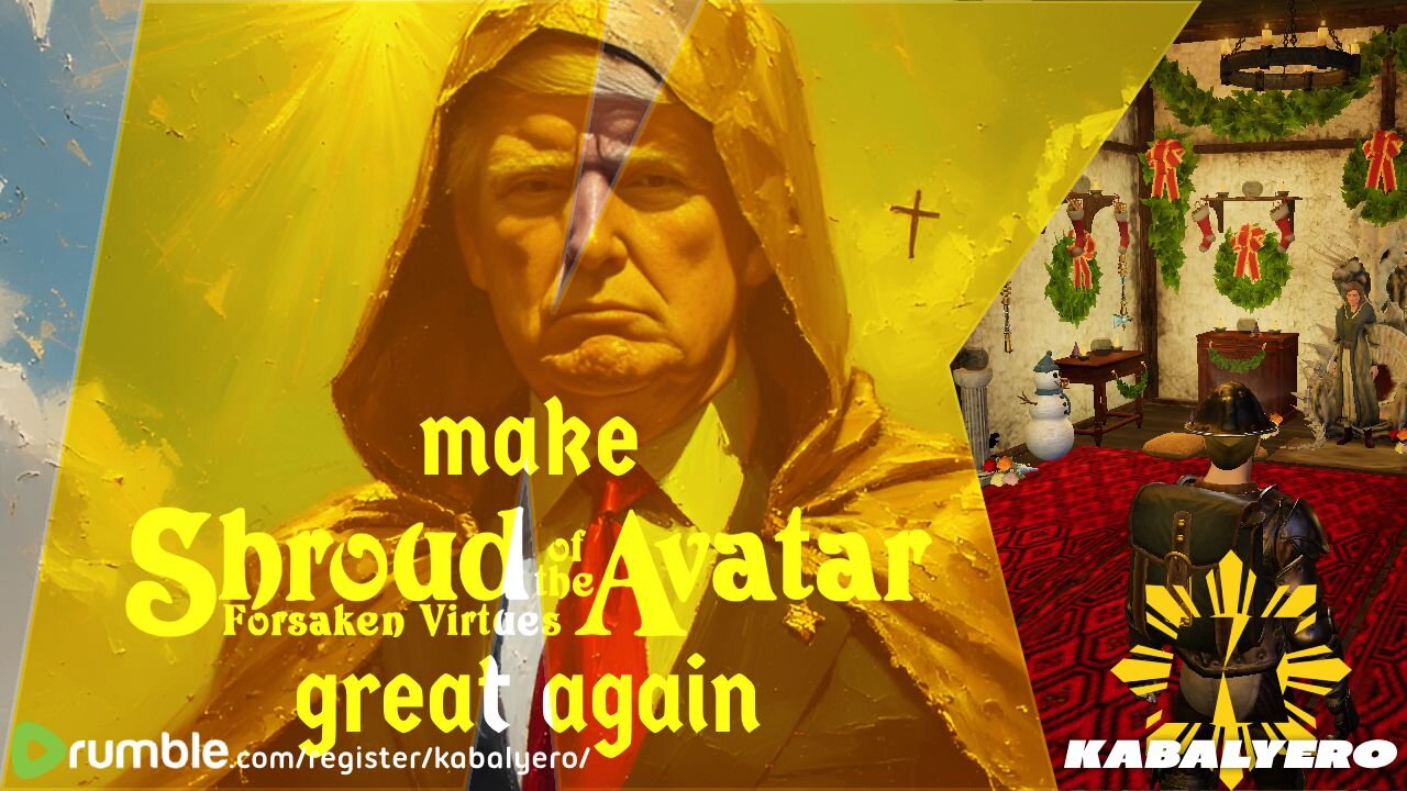 🔴 Shroud of the Avatar 2025 - Placing Gift Boxes & Decorated a Basement | Vertical Stream