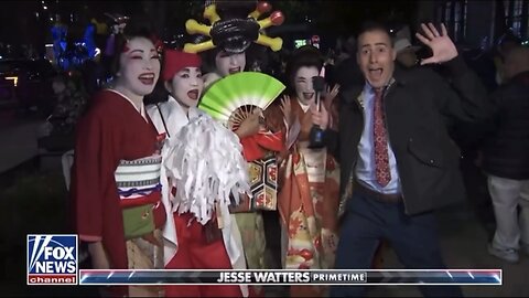 What do people at the Halloween Parade know about the China Trade Deal?