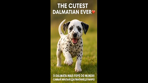 The Cutest Dalmatian You'll See Today! 😍🐾