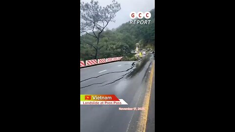 #Vietnam #LamDong #PrenPass #Landslide #HeavyRain #RoadClosure #ExtremeWeather #climate #anomaly