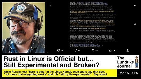 Rust in Linux is Official but... Still Experimental and Broken?