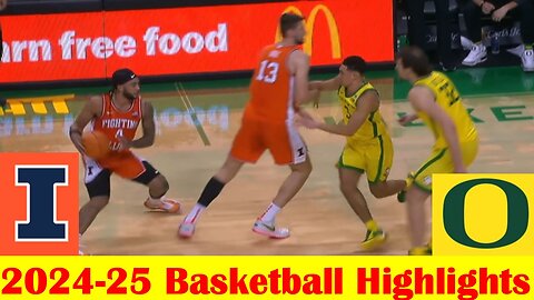 #22 Illinois vs #9 Oregon Basketball Game Highlights 1 2 2025