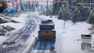 SnowRunner. Trucking and AI music.