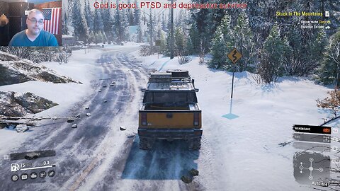 SnowRunner. Trucking and AI music.