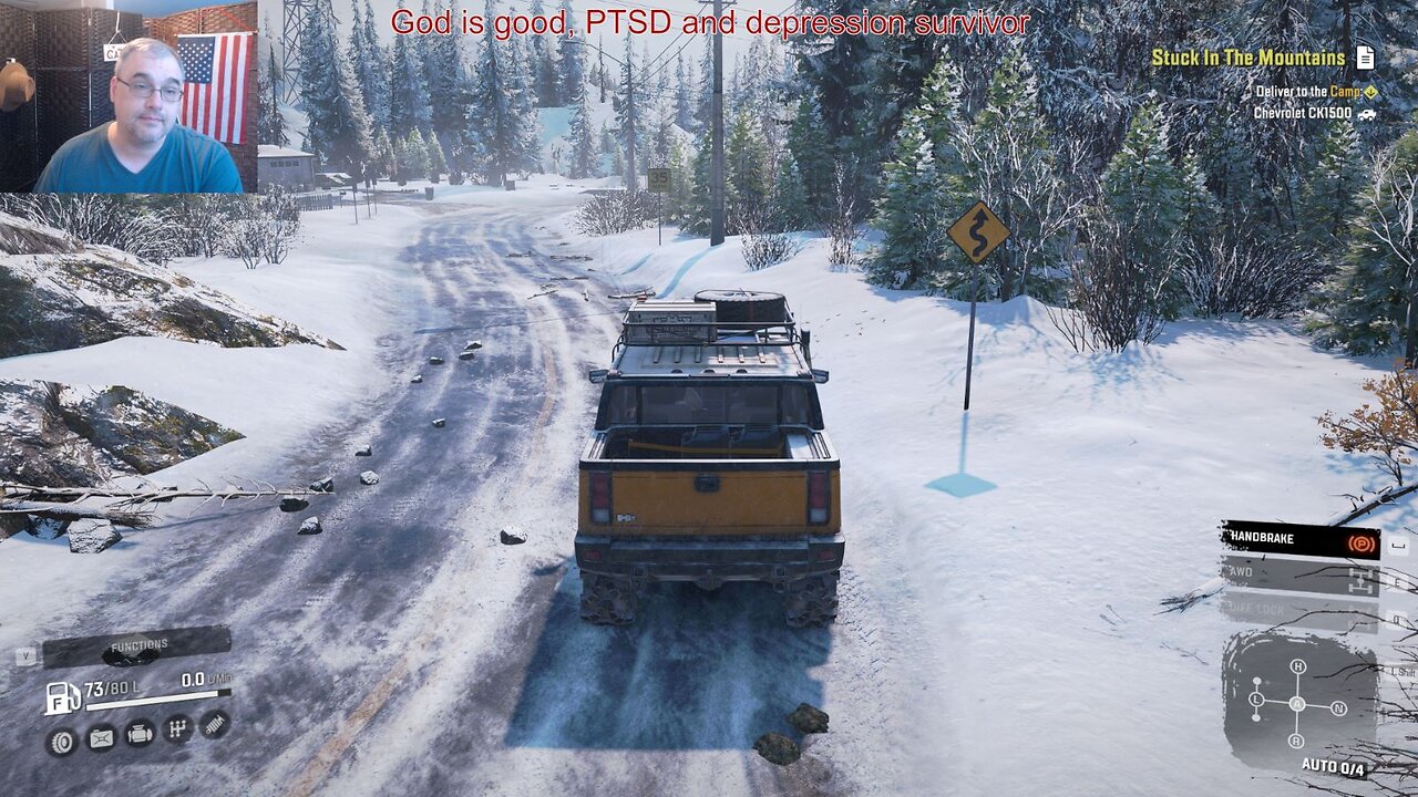 SnowRunner. Trucking and AI music.