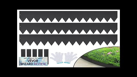 VEVOR Steel Landscape Edging 3-pack Steel Garden Edging Borders 40" L x Review