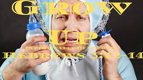 Spiritual Immaturity- Hebrews 5:12-14