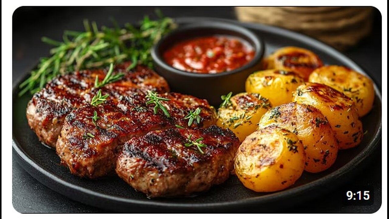I have never eaten tastier potatoes with meat! Simple recipe