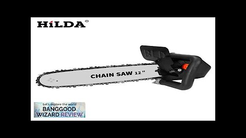 HLIDA Multi-Compatible Electric Chain Saw Converter DIY Kit Adjustable Hardened Saw Chain Review