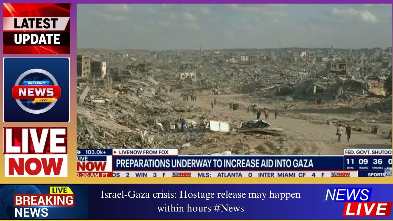 Israel-Gaza crisis: Hostage release may happen within hours #News