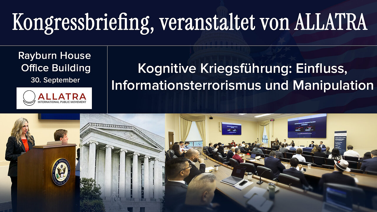 Kongressbriefing | ALLATRA auf dem Capitol Hill zum Thema kognitive Kriegsführung