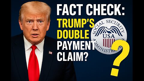 Fact Check: Trump’s Double Social Security Payment Claim Explained