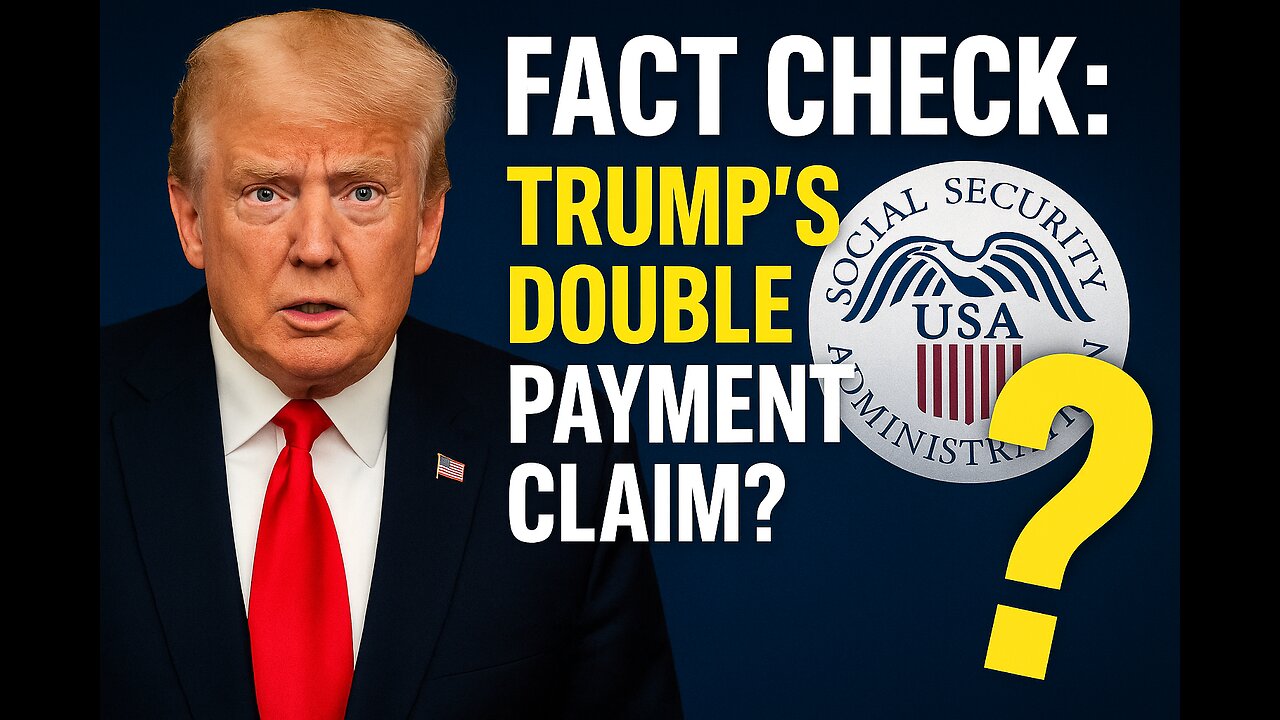 Fact Check: Trump’s Double Social Security Payment Claim Explained