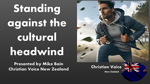 Standing against the cultural headwind