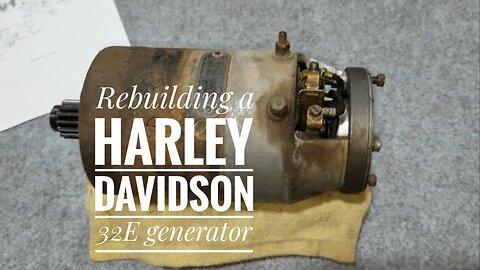 Rebuilding a Harley Davidson 32E Generator