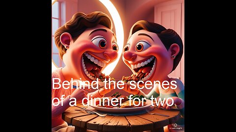 Behind the scenes of a dinner for two