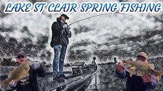 Lake St. Clair Spring Bass Fishing