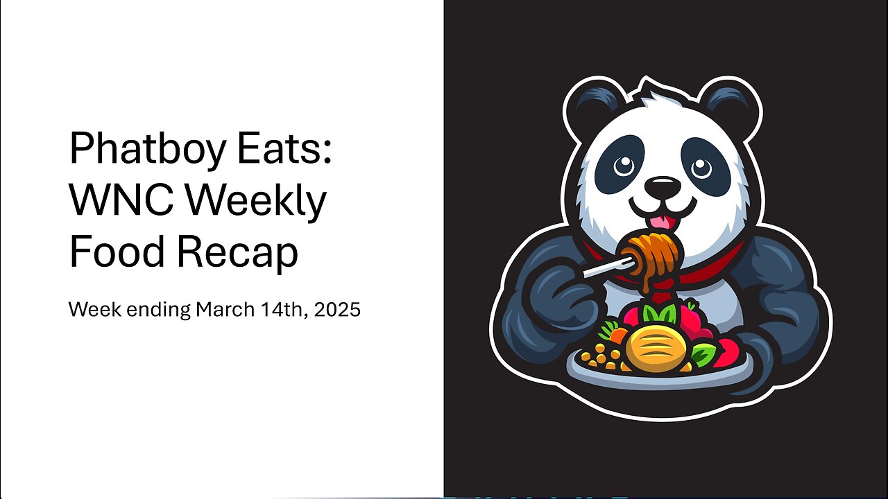 Phatboy Eats: Weekly Food Recap for WNC