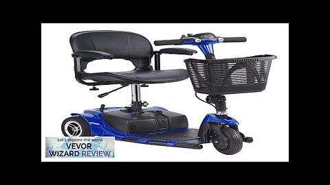 VEVOR 3-Wheel Folding Mobility Scooter for Seniors 12 Mile Range 265LBS Capacity Review