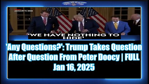 'Any Questions' Trump Takes Question After Question From Peter Doocy FULL