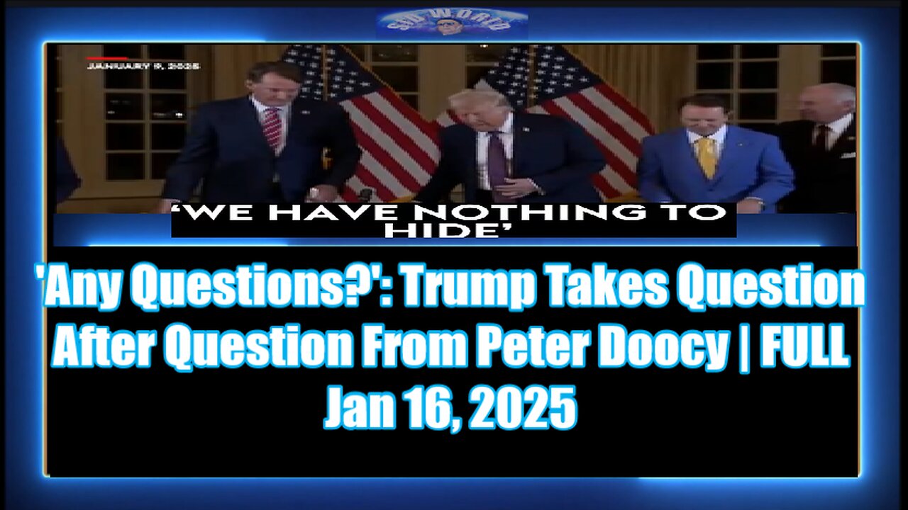 'Any Questions' Trump Takes Question After Question From Peter Doocy FULL
