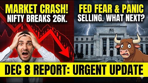 Market में हाहाकार! 😱 Nifty 26,000 के नीचे। अब क्या करें? | EPK Capital