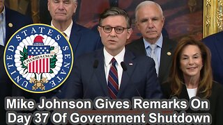 Johnson Gives Remarks On Day 37 Of Government Shutdown - November 6, 2025