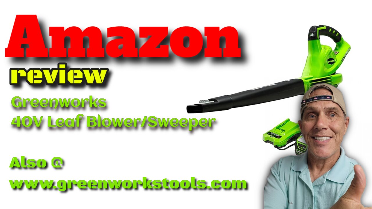 Greenworks 40V Leaf Blower/Sweeper #Review