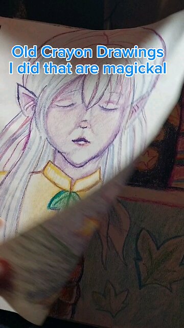 Magickal crayon drawings