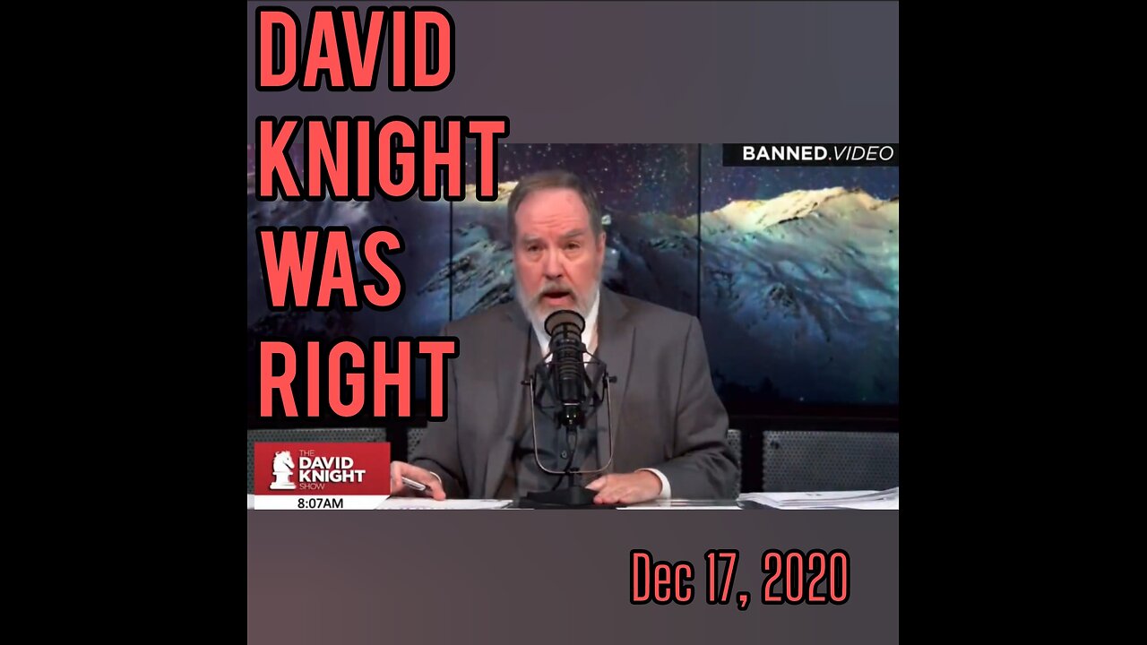 David Knight Was Right