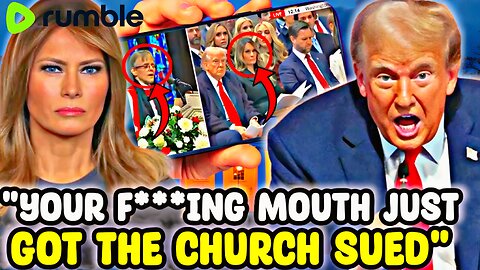 🚨BREAKING: Melania Trump LOSES TEMPER During CHURCH After This WOKE Bishop SAID This To Barron Trump