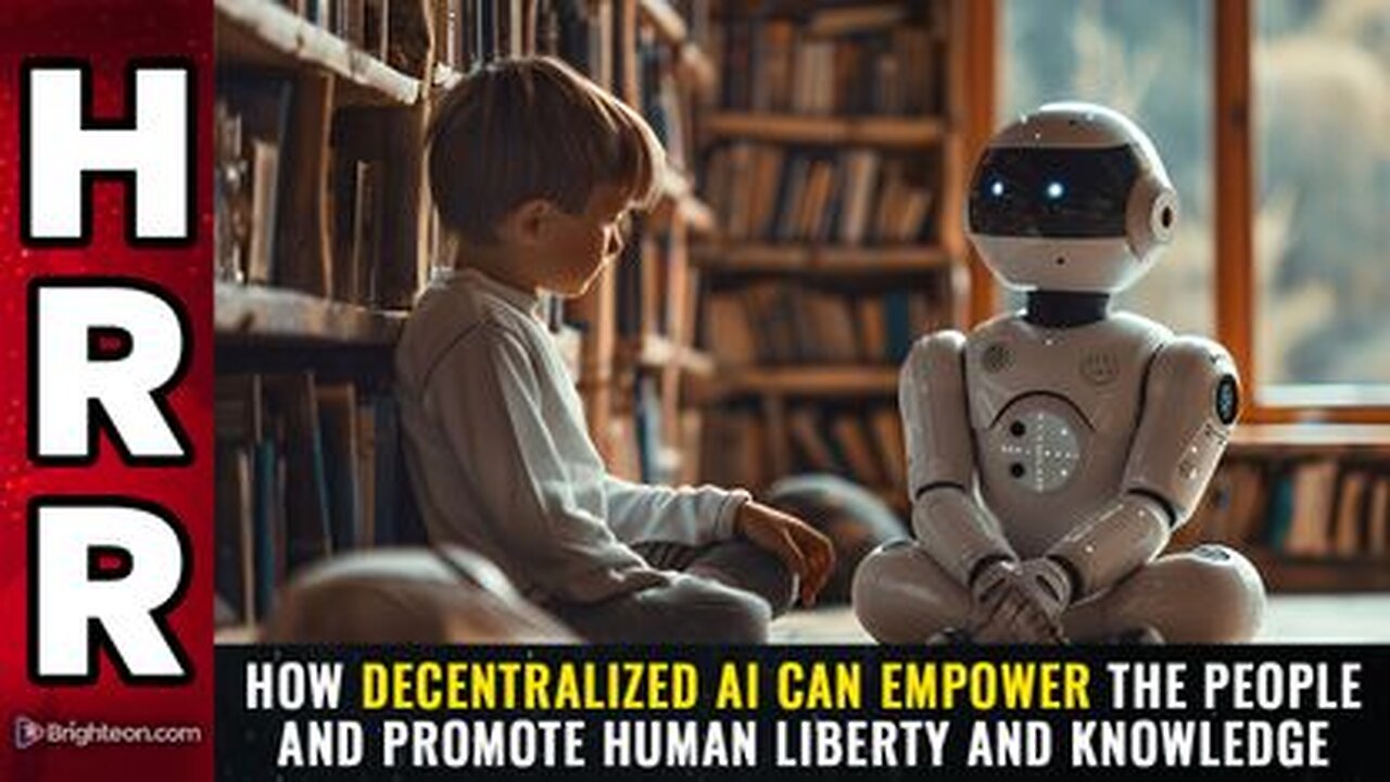 How decentralized AI can EMPOWER the people and promote human LIBERTY and knowledge