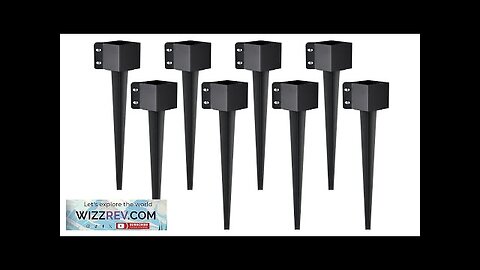 VEVOR Fence Post Anchor Ground Spike 8 Pack 36 x 4 x Review