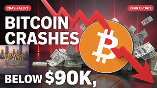 Bitcoin PLUNGES Below $90K! Crypto Market MELTDOWN - November 18, 2025