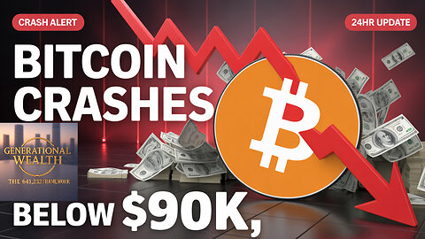 Bitcoin PLUNGES Below $90K! Crypto Market MELTDOWN - November 18, 2025