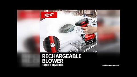 Milwaukee Brushless 130000rpm Electric Mini Turbo Blowers Jet Fan 45M/S Violent Car Review