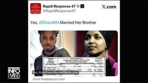 Trump Shows Proof That Ilhan Omar Committed Mass Immigration Fraud By Marrying Her Brother