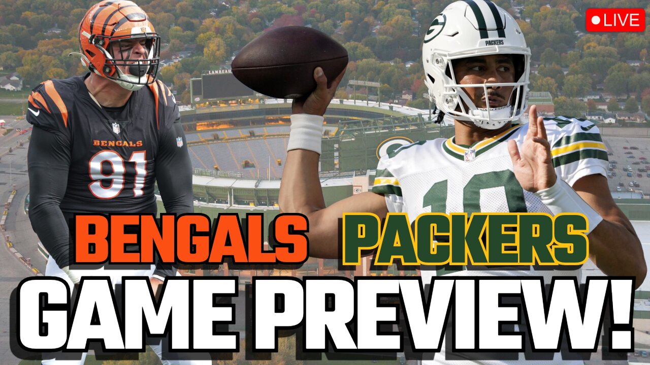 Packers Total Access LIVE! Packers vs Bengals Preview!!!