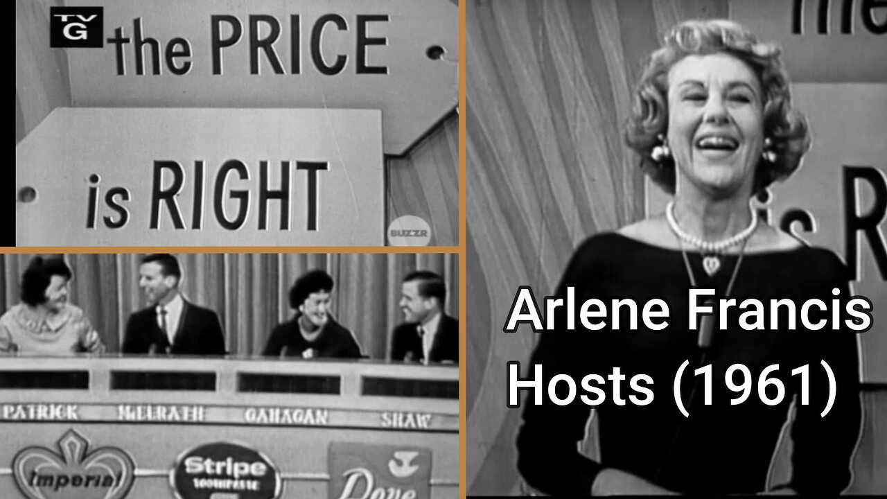The Price Is Right (1961) Arlene Francis Hosts Rare Classic Episode Jan 25, 1961