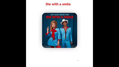 Die with a smile by Bruno mars & lady gaga 🫶🏻❤️, #brunomars #dofollow #whothispiyush #ladygaga