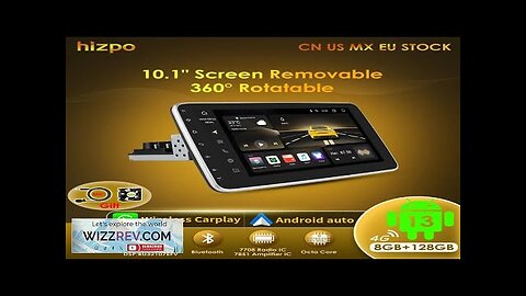 Hizpo Android 13 Car Stereo Video Multimidia Radio Player 10.1 Inch Universal Review